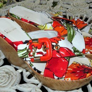 Stuart Weitzman Sandals • 3 3/4" Heel • Hot Topical Colors •